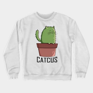 Funny cat puns | Catus Crewneck Sweatshirt